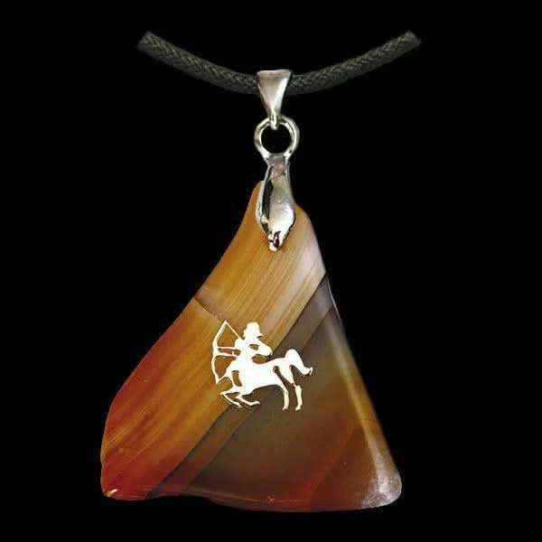 Achat Sternzeichen Anhänger 12 Motive - Firma Holzenplotz - Silberketten-Goldketten.de 