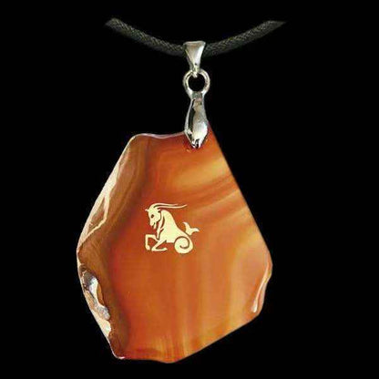 Achat Sternzeichen Anhänger 12 Motive - Firma Holzenplotz - Silberketten-Goldketten.de 