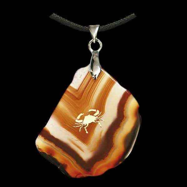 Achat Sternzeichen Anhänger 12 Motive - Firma Holzenplotz - Silberketten-Goldketten.de 