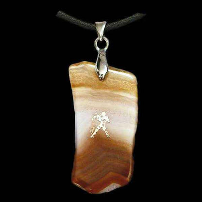 Achat Sternzeichen Anhänger 12 Motive - Firma Holzenplotz - Silberketten-Goldketten.de 