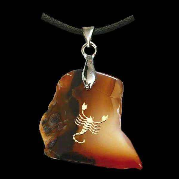 Achat Sternzeichen Anhänger 12 Motive - Firma Holzenplotz - Silberketten-Goldketten.de 