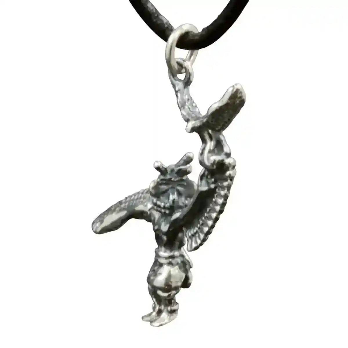 Adlertänzer mit Adler Schmuck Anhänger 925er Silber - Vögel - 30x30mm (inklusive Aufhängeöse)