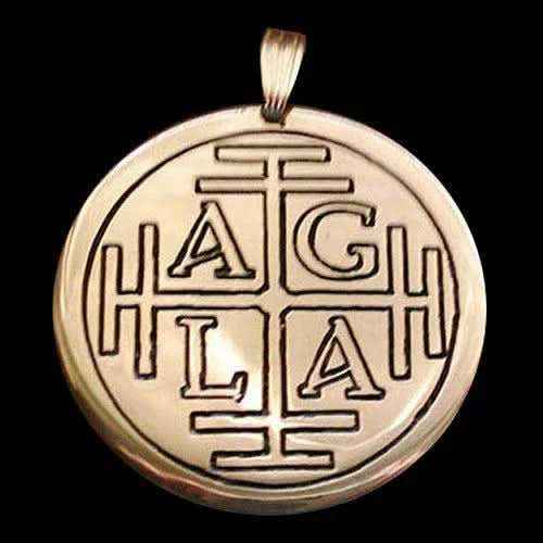 AGLA Anhänger Schmuck - Agla - 35mm Durchmesser