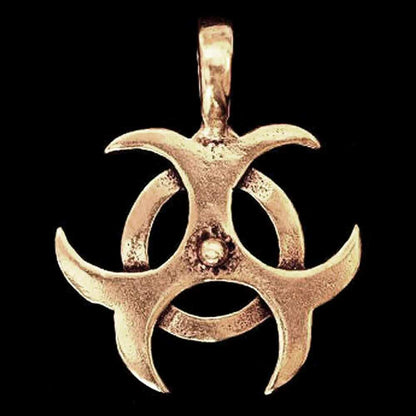 Amulett Celtic Dreiheit Bronze Schmuck