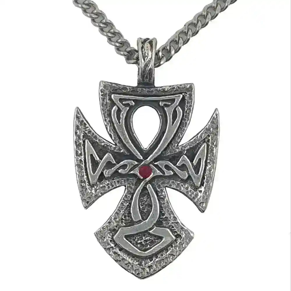 Angelsächsischer Ankh Anhänger Schmuck - Ägyptisch , Ankh , Engel - 45x27mm