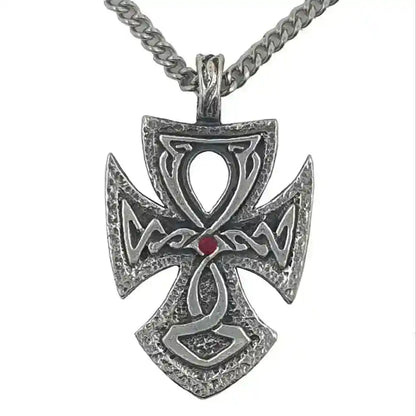 Angelsächsischer Ankh Anhänger Schmuck - Ägyptisch , Ankh , Engel - 45x27mm