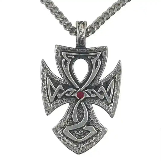 Angelsächsischer Ankh Anhänger Schmuck - Ägyptisch , Ankh , Engel - 45x27mm