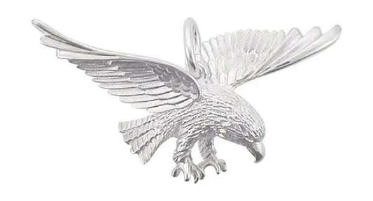 Anhänger Adler aus Silber massiv 925 Sterlingsilber - Firma Holzenplotz - Silberketten - Goldketten.de