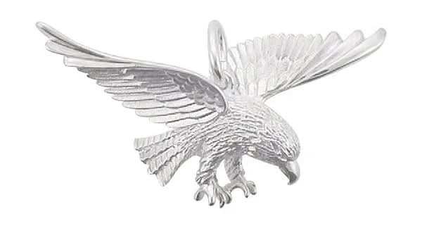 Anhänger Adler aus Silber massiv 925 Sterlingsilber - Firma Holzenplotz - Silberketten - Goldketten.de