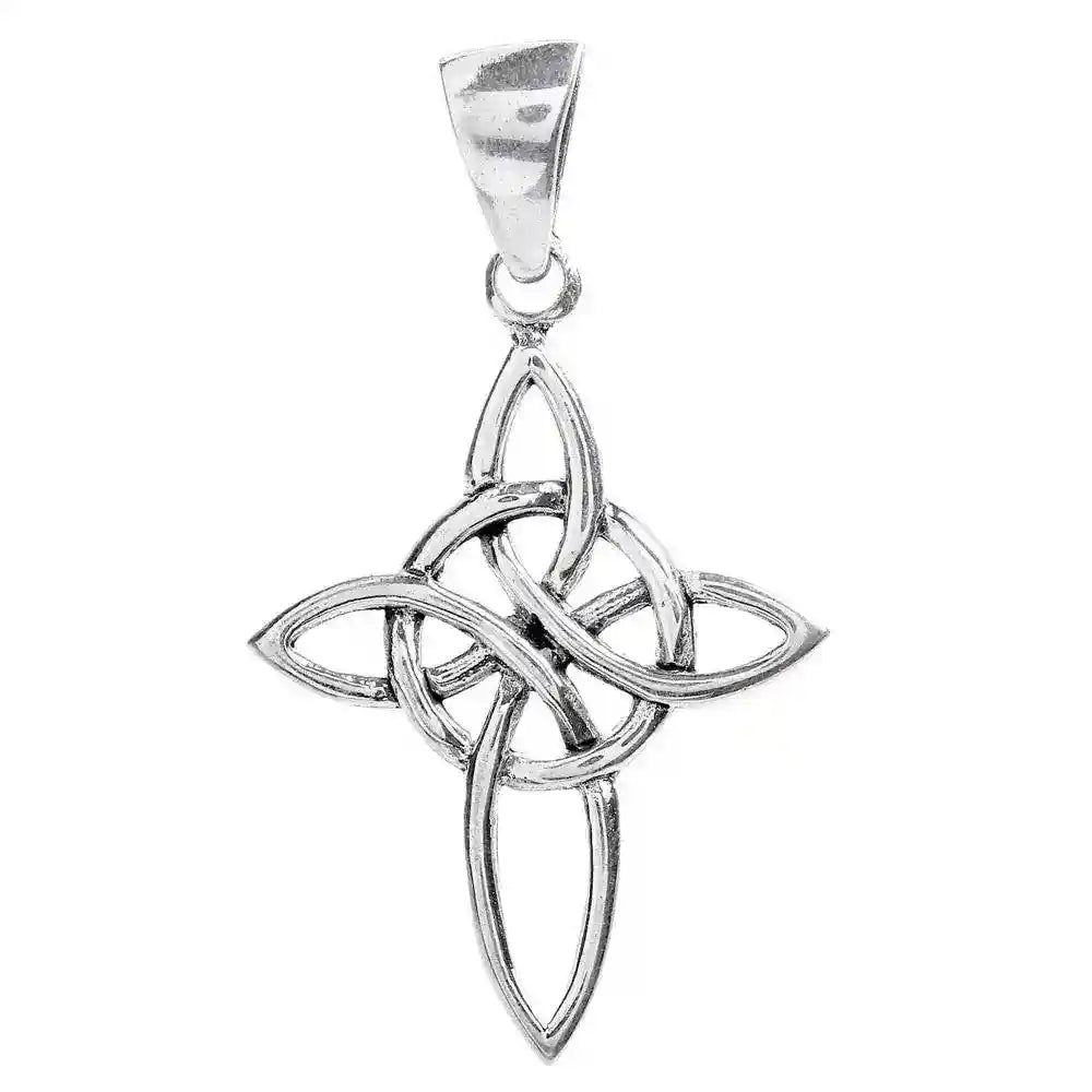 Anhänger Keltisches Kreuz 925er Silber - Kreuze - 33x19mm
