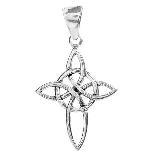 Anhänger Aline Keltisches Kreuz 925er Silber - Kreuze - 33x19mm - Firma Holzenplotz - Silberketten-Goldketten.de 