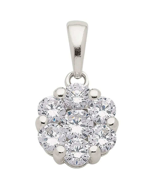 Anhänger aus Silber mit Zirkonia aus massiv 925 Sterlingsilber - Firma Holzenplotz - Silberketten - Goldketten.de
