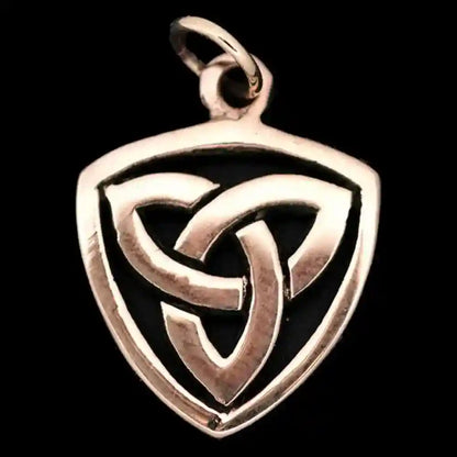Anhänger Celtic Triqueta Bronze Schmuck - Keltische Knoten - 25x17mm