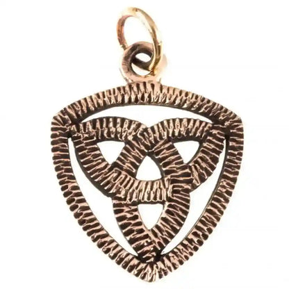 Anhänger Celtic Triqueta Bronze Schmuck - Keltische Knoten - 25x17mm