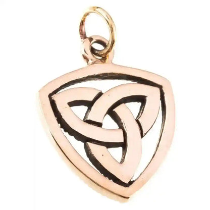 Anhänger Celtic Triqueta Bronze Schmuck - Keltische Knoten - 25x17mm