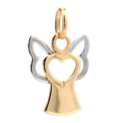 Anhänger Engelchen 585 14 Karat Gold mit massiver Goldkette 1,1 mm 585 - Firma Holzenplotz - Silberketten-Goldketten.de 