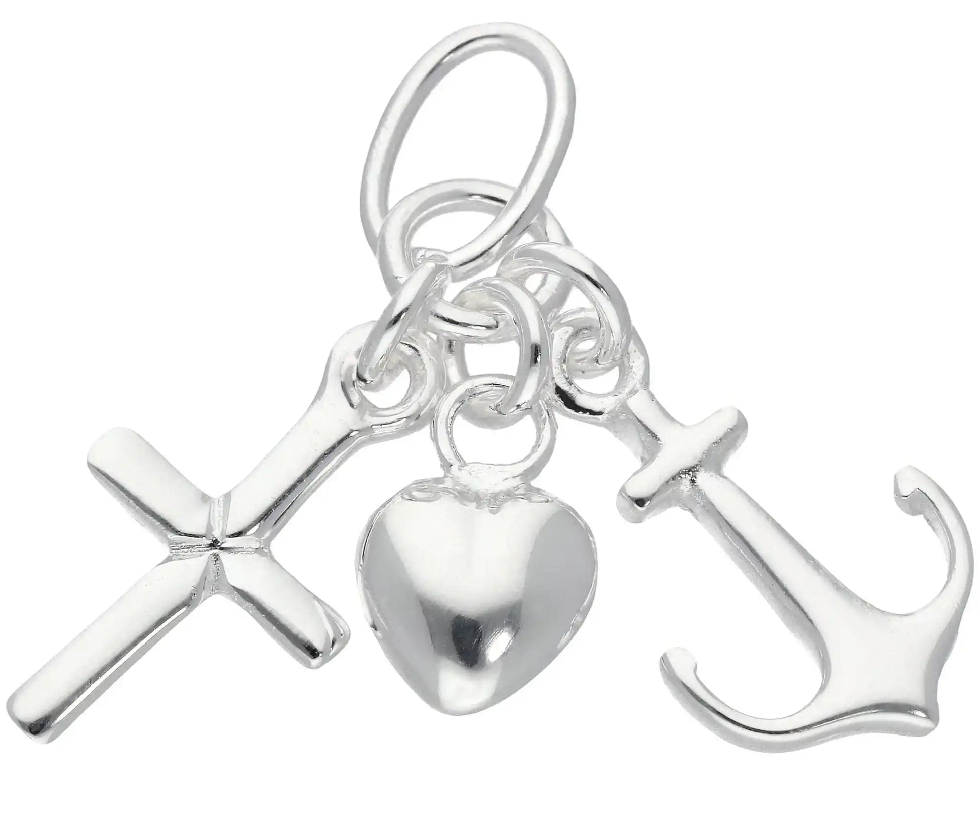Anhänger Glaube - Liebe - Hoffnung 925 Silber - Firma Holzenplotz - Silberketten - Goldketten.de