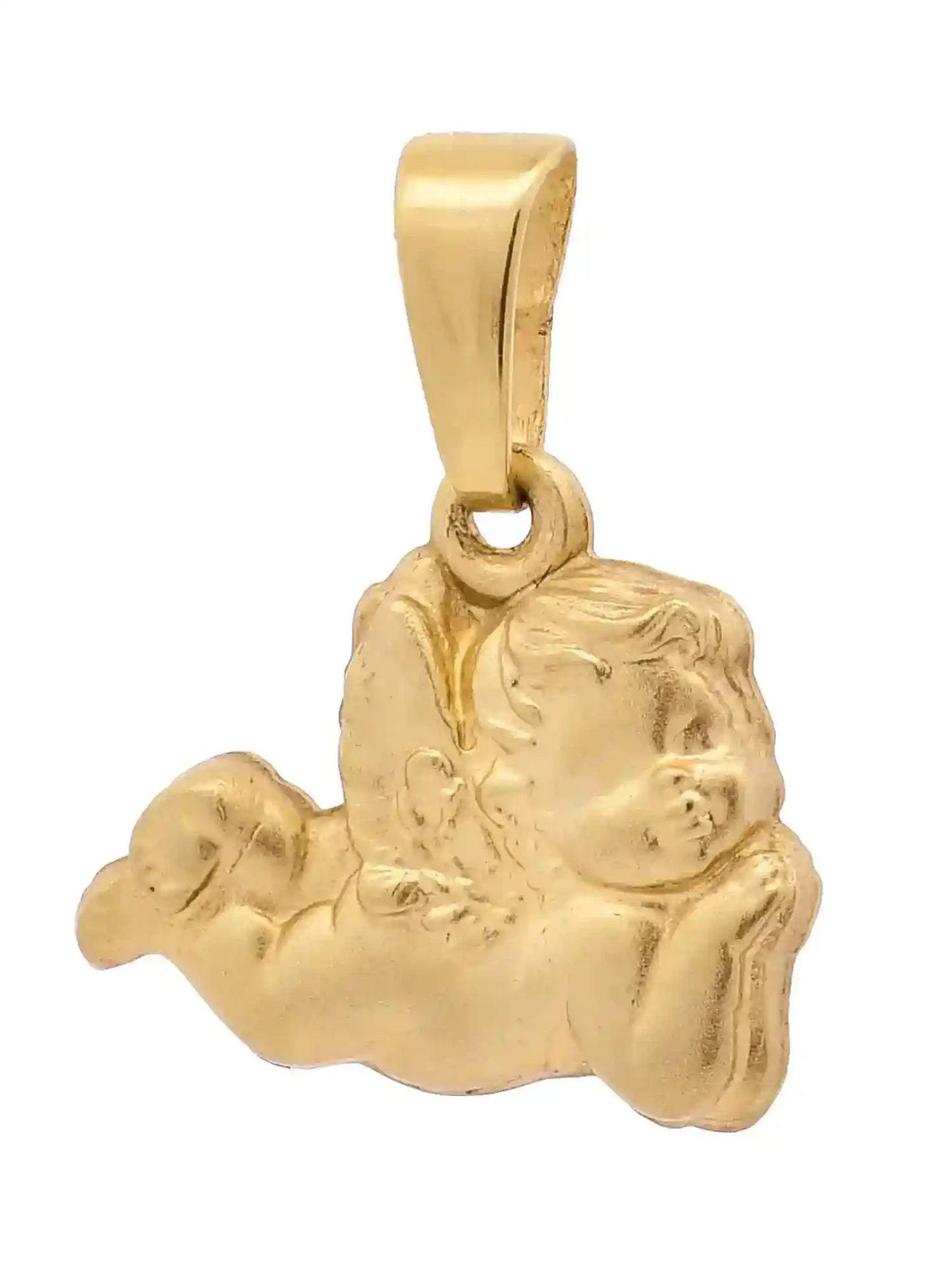 Anhänger Kettenanhänger mit Zirkonia 333 Gold mit verg. Silberkette - Firma Holzenplotz - Silberketten-Goldketten.de 