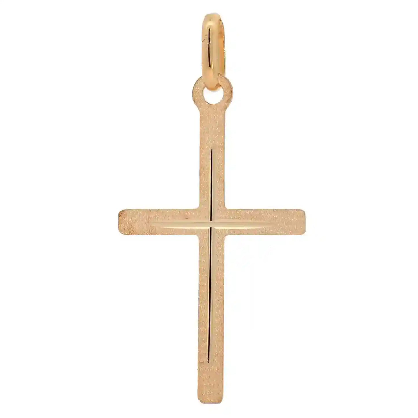 Anhänger Kreuz 333 - 8 Karat Gelbgold