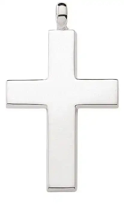 Anhänger Kreuz 925 Silber rhodiniert - Firma Holzenplotz - Silberketten - Goldketten.de