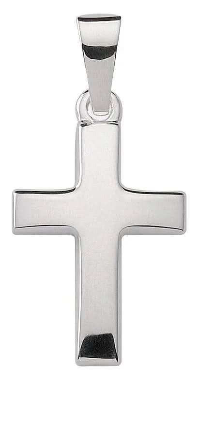 Anhänger Kreuz 925 Silber rhodiniert - Firma Holzenplotz - Silberketten - Goldketten.de