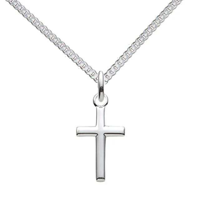 Anhänger Kreuz  925 Silber rhodiniert