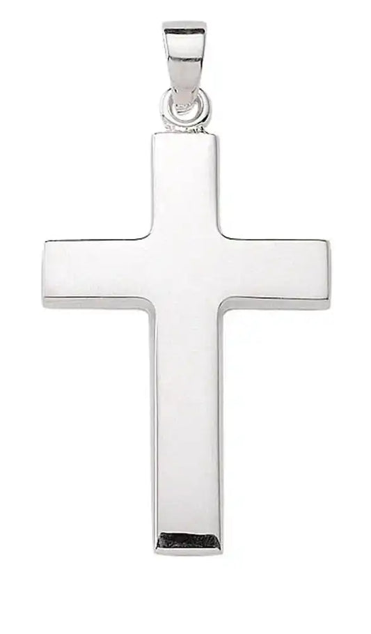 Anhänger Kreuz aus Silber Kettenanhänger aus massiv 925 Sterlingsilber - Firma Holzenplotz - Silberketten - Goldketten.de