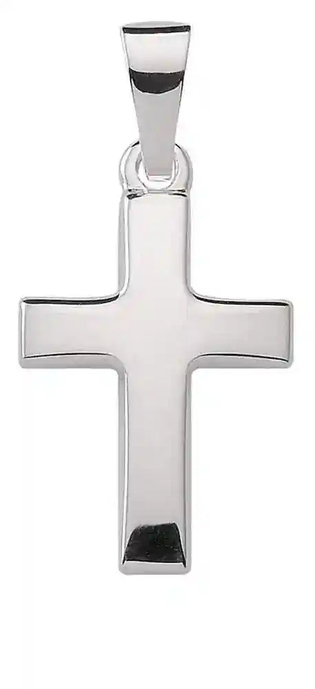 Anhänger Kreuz aus Silber Kettenanhänger aus massiv 925 Sterlingsilber