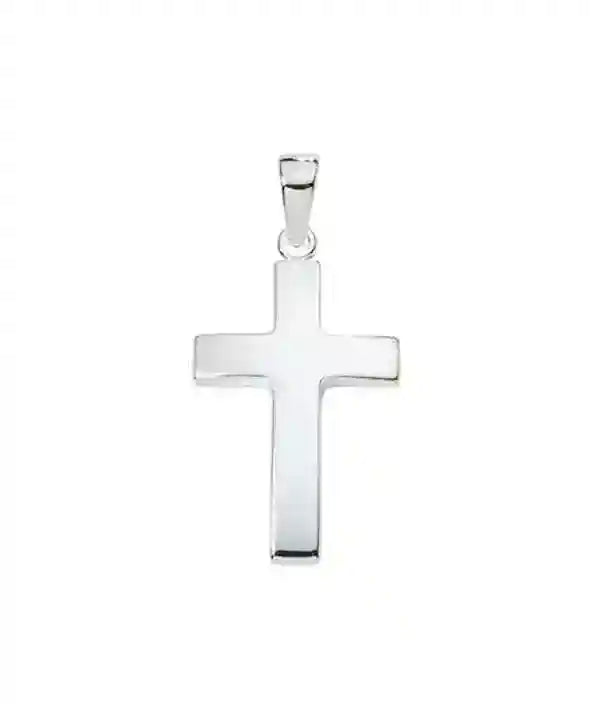 Anhänger Kreuz aus Silber Kettenanhänger aus massiv 925 Sterlingsilber