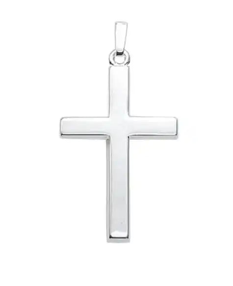 Anhänger Kreuz aus Silber Kettenanhänger aus massiv 925 Sterlingsilber - Firma Holzenplotz - Silberketten - Goldketten.de