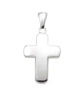 Anhänger Kreuz aus Silber Kettenanhänger aus massiv 925 Sterlingsilber - Firma Holzenplotz - Silberketten - Goldketten.de