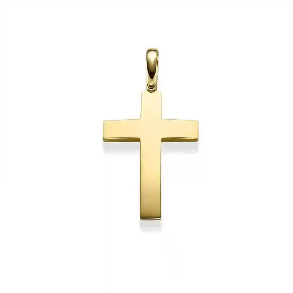 Anhänger Kreuz massiv Gold 585 14 Karat Gold sehr groß Gewicht 10,4 g