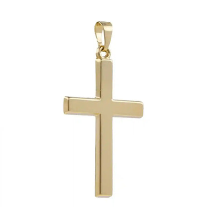 Anhänger Kreuz mit massiver Goldkette 2,6 mm - Firma Holzenplotz - Silberketten-Goldketten.de 