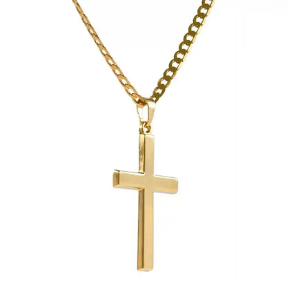 Anhänger Kreuz mit massiver Goldkette 2,6 mm - Firma Holzenplotz - Silberketten-Goldketten.de 