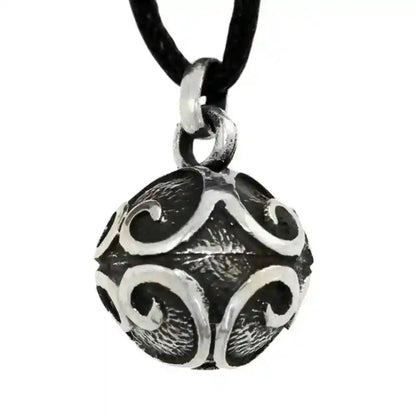 Anhänger Silberkugel Màili 925er Silber Schmuck 22x15mm