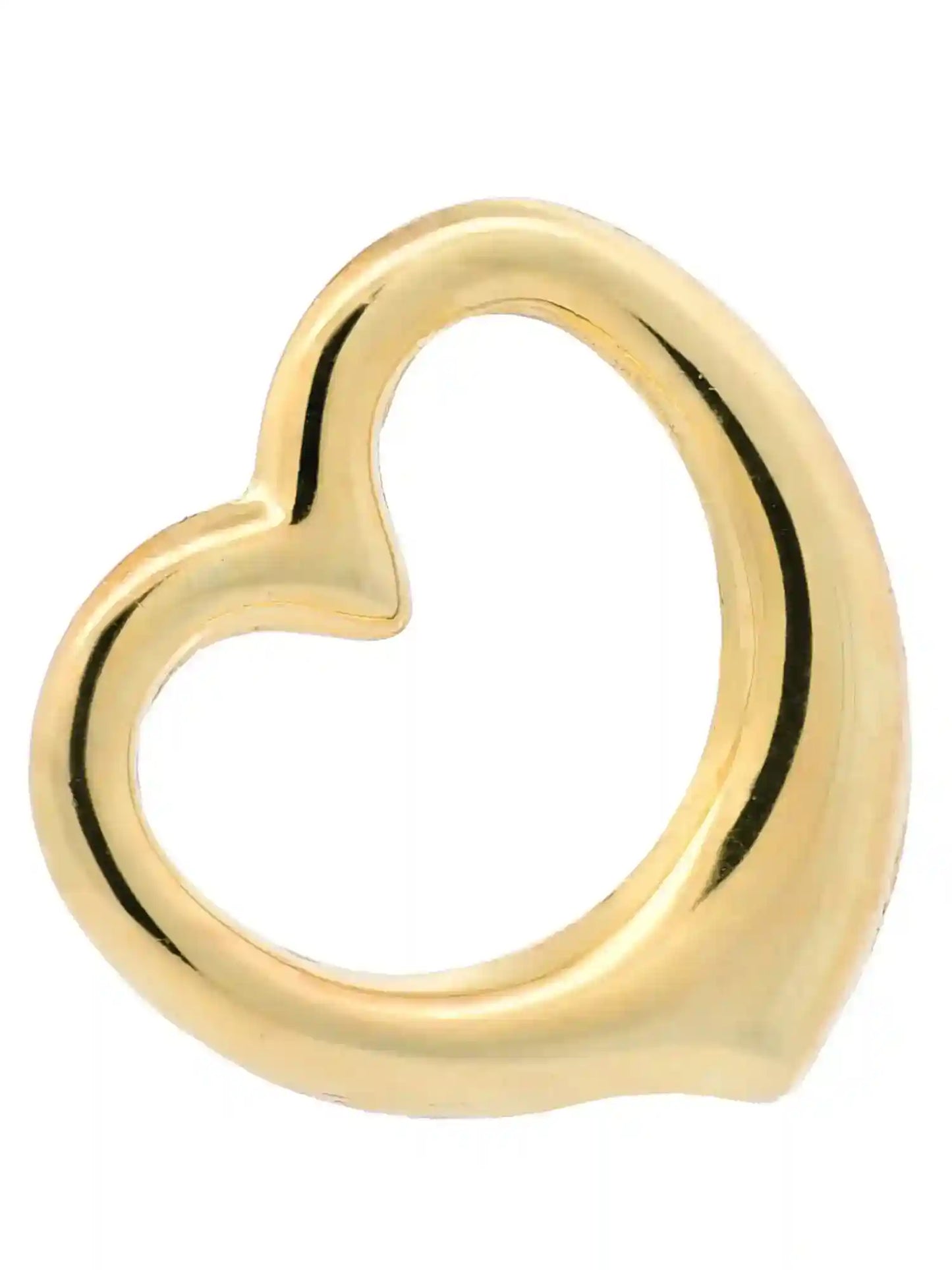 Anhänger Swingheart 333-8 Karat Gold mit vergoldeter Silberkette - Firma Holzenplotz - Silberketten-Goldketten.de 