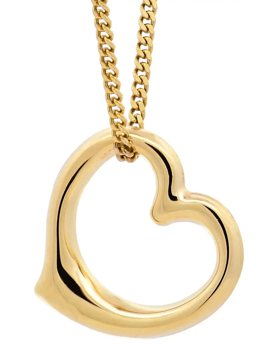 Anhänger Swingheart 585 - 14 Karat Gold mit vergoldeter Silberkette - Firma Holzenplotz - Silberketten - Goldketten.de