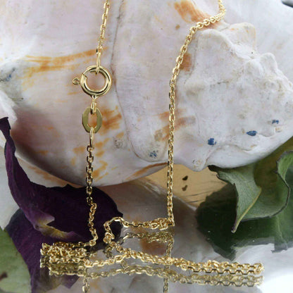 Ankerkette diamantiert Breite 1,2mm - 750-18 Karat Gold - Firma Holzenplotz - Silberketten-Goldketten.de 