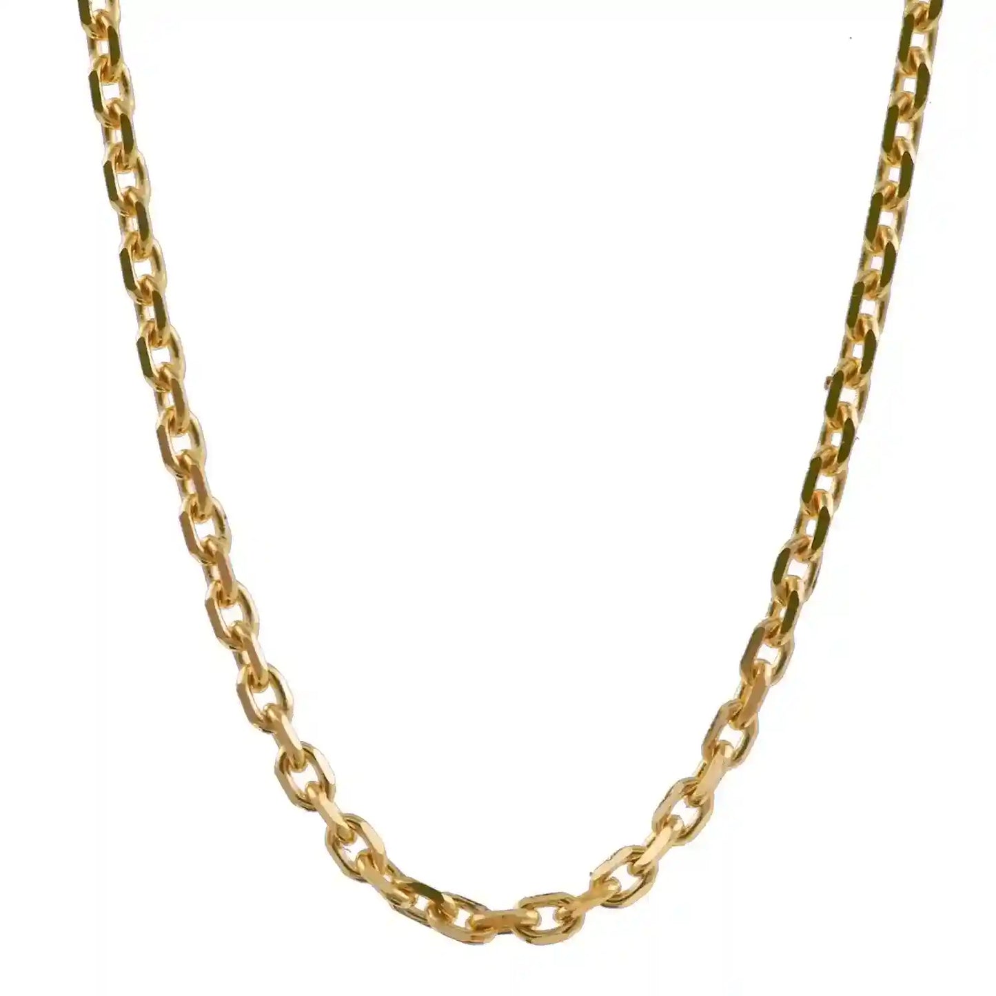 Ankerkette diamantiert Breite 1,3mm - 585-14 Karat Gold - Firma Holzenplotz - Silberketten-Goldketten.de 