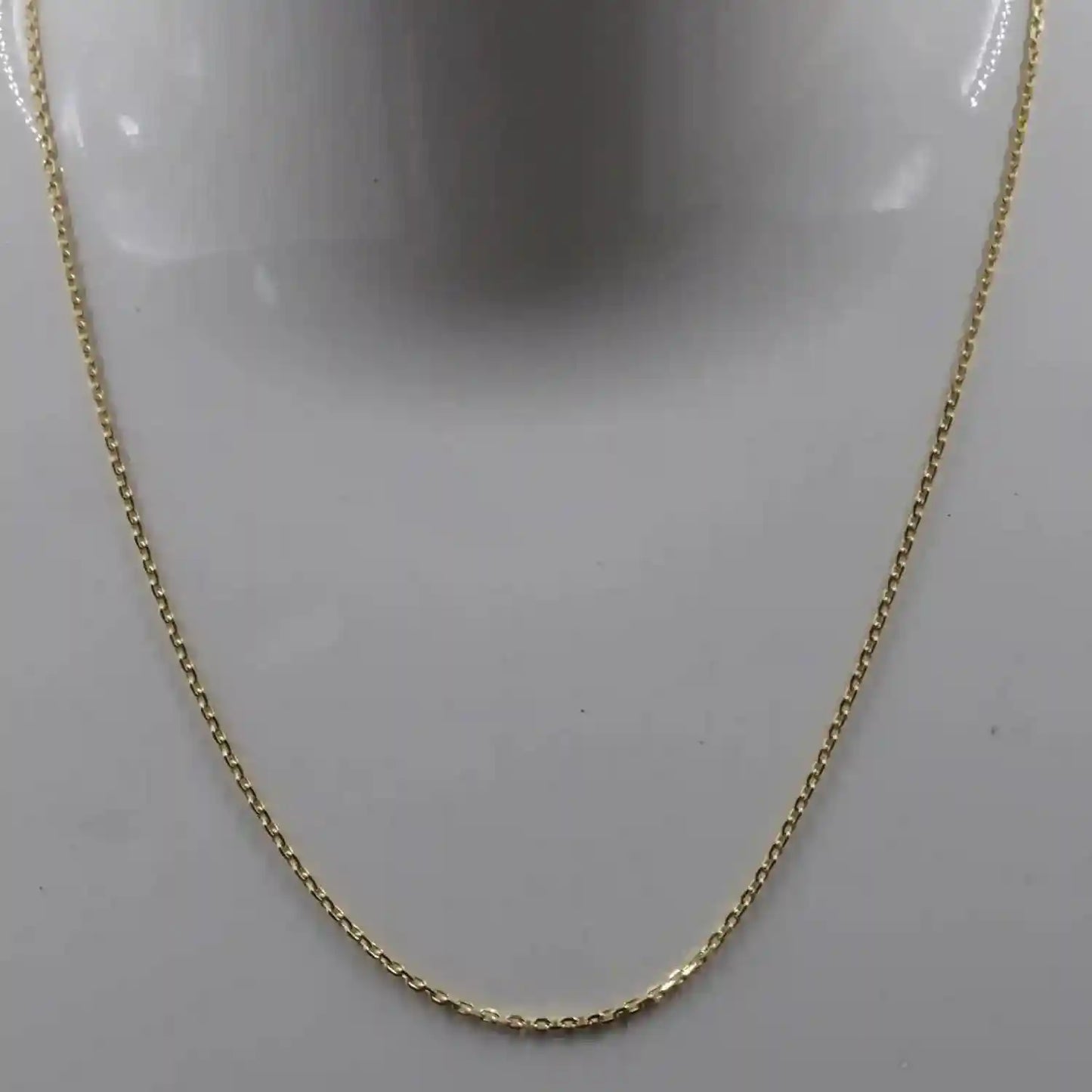 Ankerkette diamantiert Breite 1,3mm - 585-14 Karat Gold - Firma Holzenplotz - Silberketten-Goldketten.de 