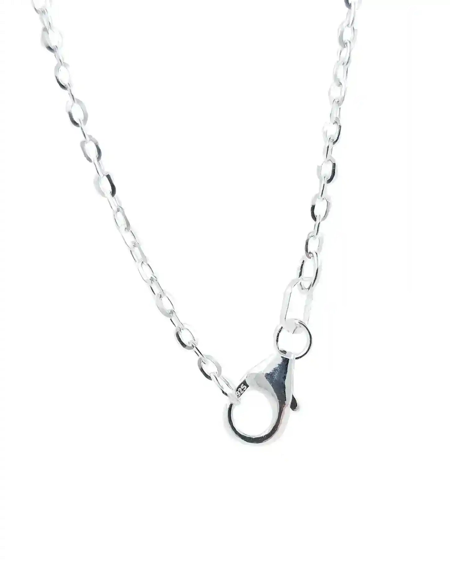 Ankerkette diamantiert Halskette Breite 1,4 mm - 925 Sterlingsilber