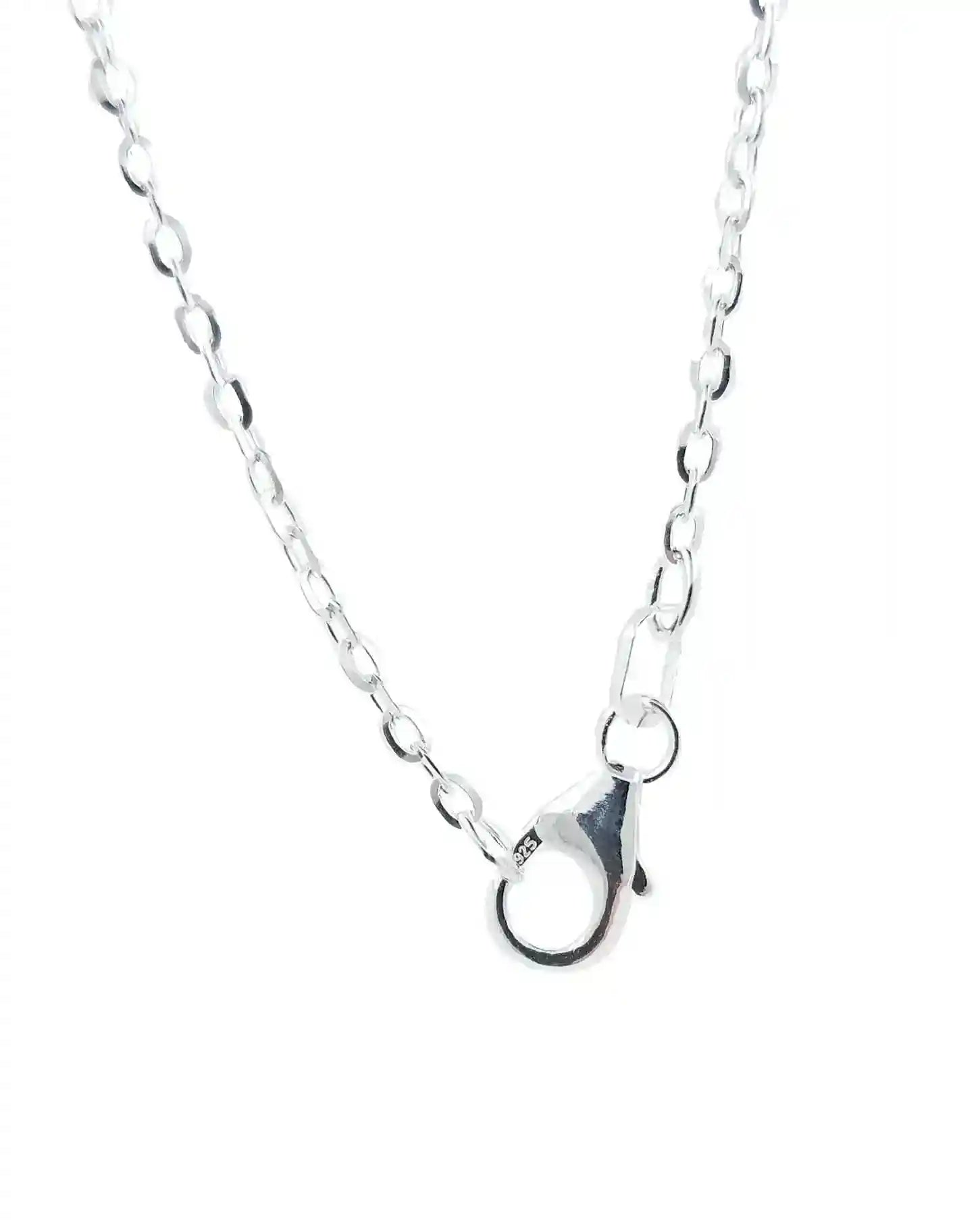 Ankerkette diamantiert Halskette Breite 1,4 mm - 925 Sterlingsilber