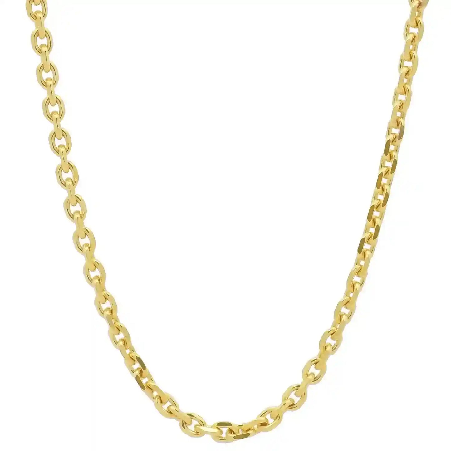 Ankerkette diamantiert Breite 1,7mm - 333-8 Karat Gold