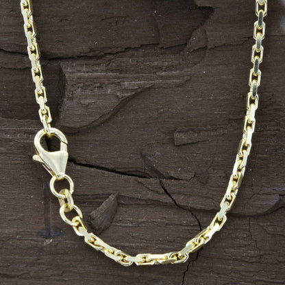 Ankerkette diamantiert Breite 2,0mm - 585-14 Karat Gold - Firma Holzenplotz - Silberketten-Goldketten.de 