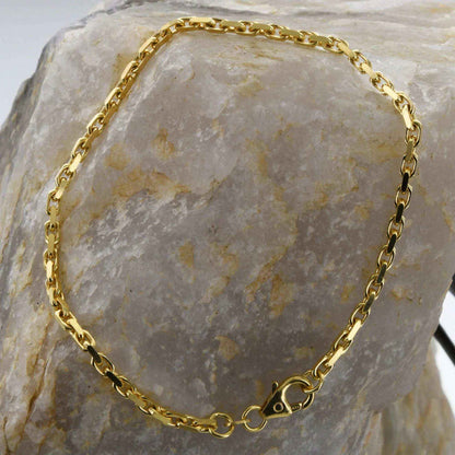 Ankerkette diamantiert Breite 2,5mm - 585-14 Karat Gold - Firma Holzenplotz - Silberketten-Goldketten.de 