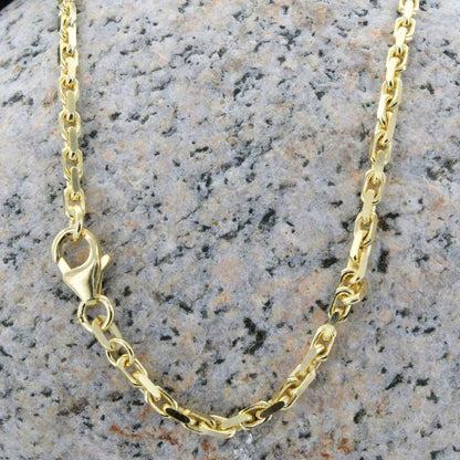 Ankerkette diamantiert Breite 2,5mm - 585-14 Karat Gold - Firma Holzenplotz - Silberketten-Goldketten.de 