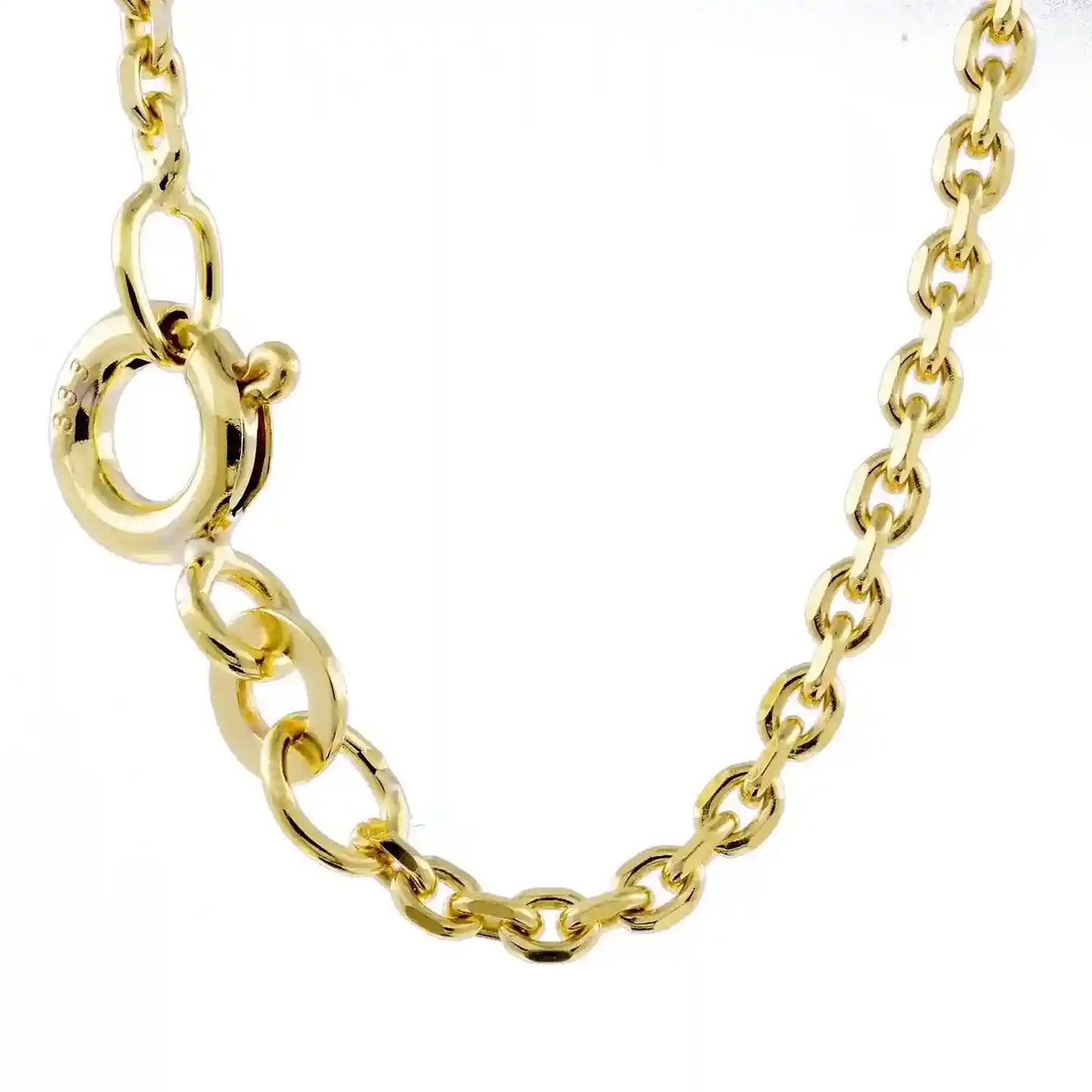 Ankerkette diamantiert Halskette - 333 - 8 Karat Gold - Firma Holzenplotz - Silberketten-Goldketten.de 