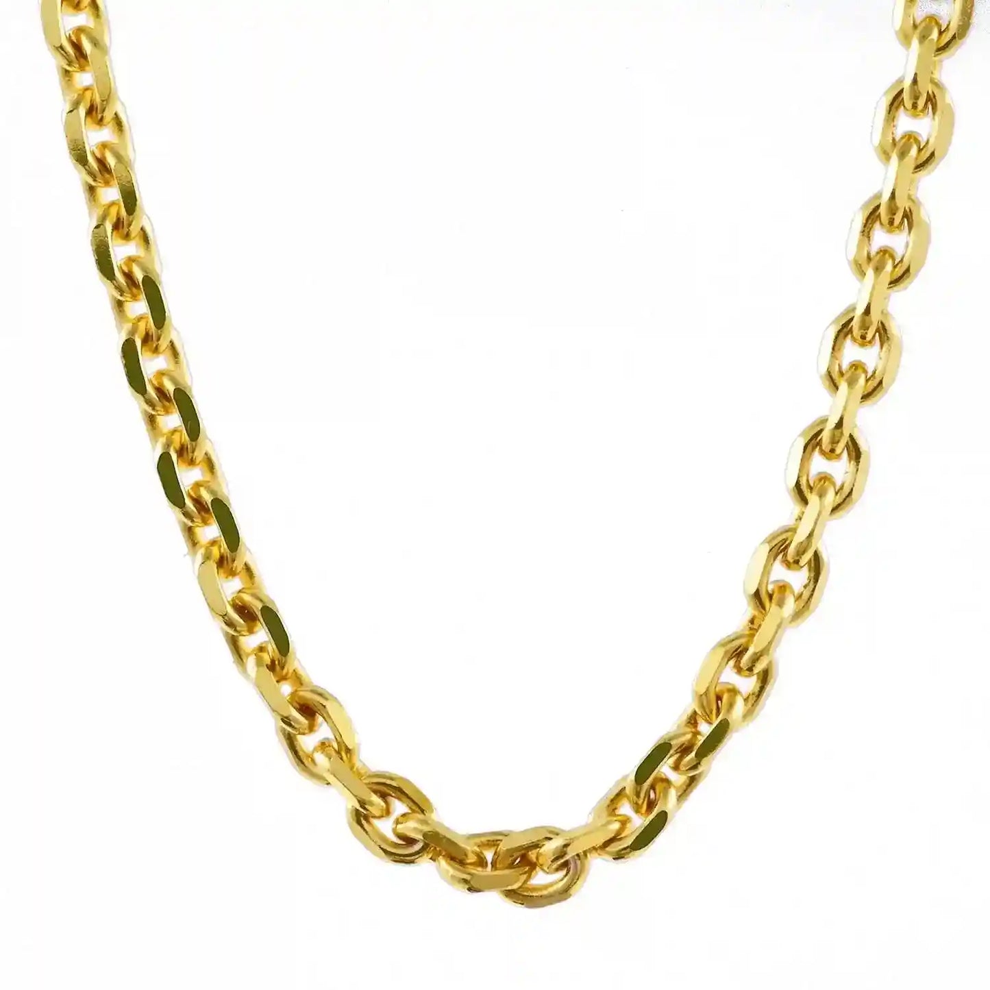 Ankerkette diamantiert Halskette - 333 - 8 Karat Gold - Firma Holzenplotz - Silberketten-Goldketten.de 