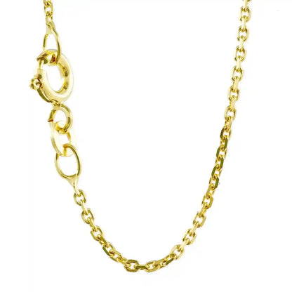 Ankerkette diamantiert Länge 36cm - Breite 1,3mm - 333-8 Karat Gold