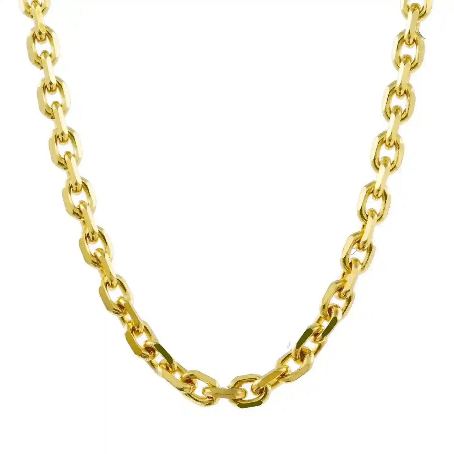 Ankerkette diamantiert Länge 55cm - Breite 1,3mm - 333-8 Karat Gold